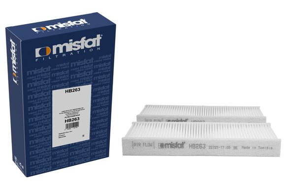 Filtro, aire habitáculo MISFAT FILTRATION ref. HB263